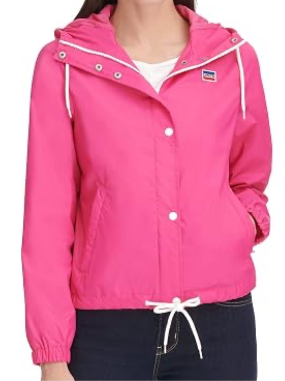 Levi Windbreaker Rain Jacket with Hood